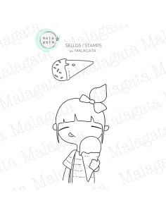 Sello Malagata, en Pijama