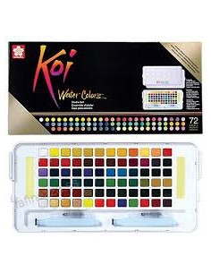 Caja acuarelas Koi 48 pastillas