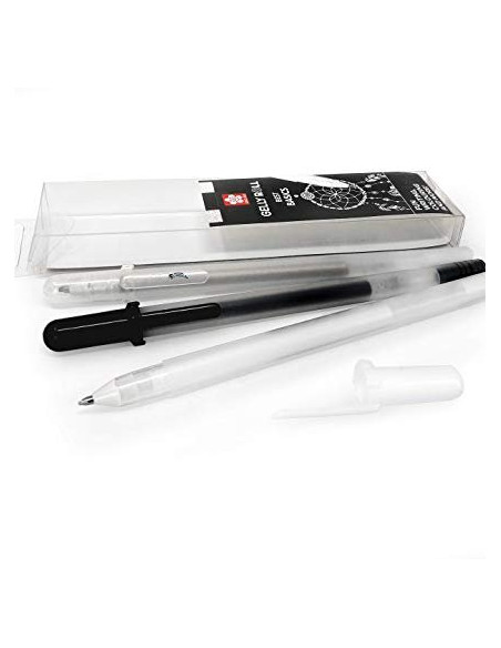 Gelly Roll Mix, Negro, Blanco, Transparente. De Sakura