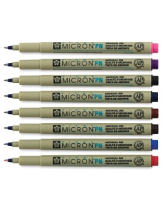 Pigma Micron PN Estuche 8 colores, de Sakura 2