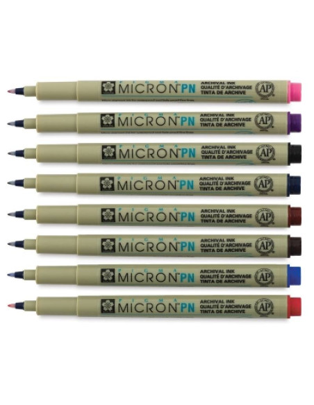 Pigma Micron PN Estuche 8 colores, de Sakura