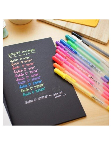 Gelly Roll Moonlight, estuche 12 colores. De Sakura