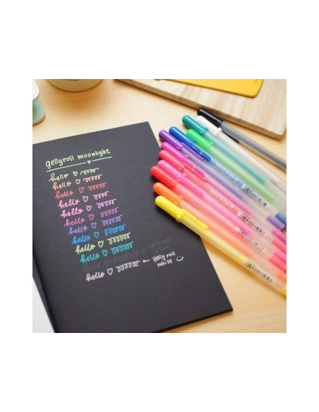 Gelly Roll Moonlight, estuche 12 colores. De Sakura