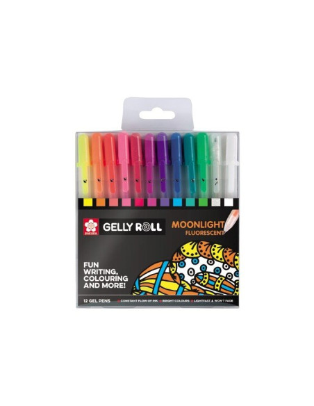 Gelly Roll Moonlight, estuche 12 colores. De Sakura