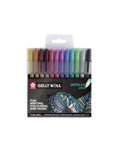 Gelly Roll Metallic, estuche 12 colores. De Sakura 2