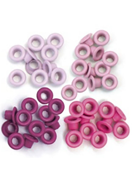 Eyelets 3/16" rosa
