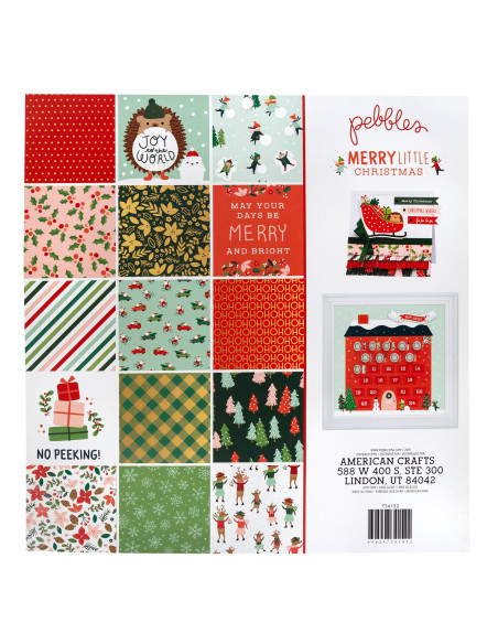 Pad12 +pegatinas, Pink Pailee, TogetherForChristmas