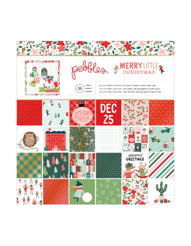 Pad12 +pegatinas, Pink Pailee, TogetherForChristmas