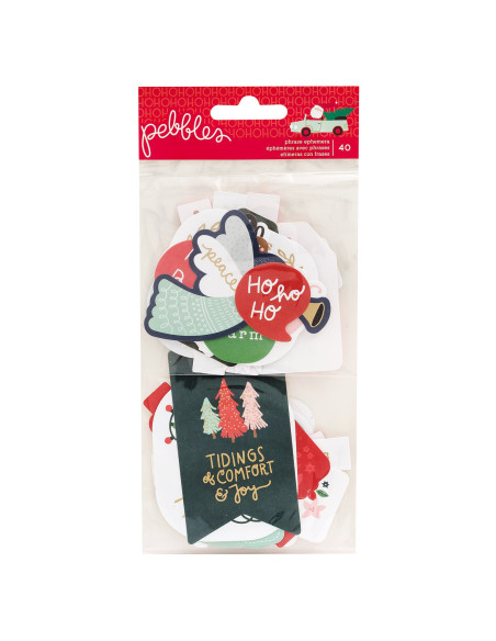 Pegatinas libro, Pebbles, Merry Little Christmas