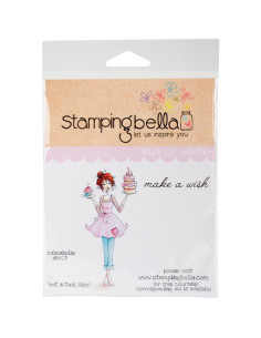 Sello Stampingbella Edna With A Cupcake On Top 2