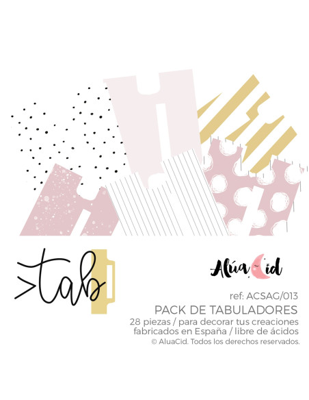 Tabuladores Agenda Alúa Cid, Mi día a día Fabuloso