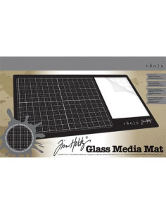 Base de cristal para corte y mix media Grande, Tim Holtz