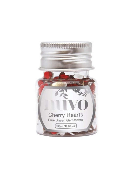 Nuvo Pure Sheen, Gemstones, Cherry Hearts