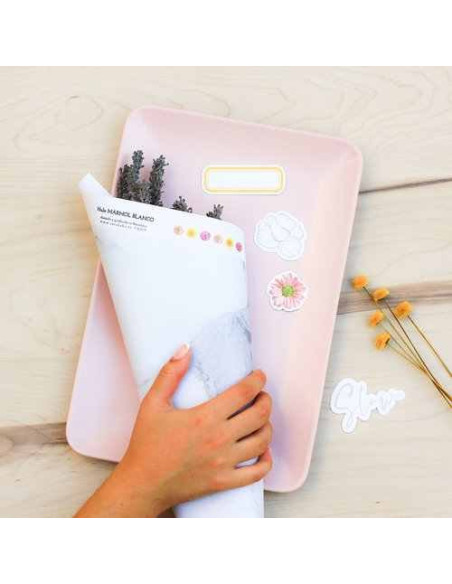 Tela de Lienzo "Acuarela" (30x30 cm) Serendipia Cocoloko