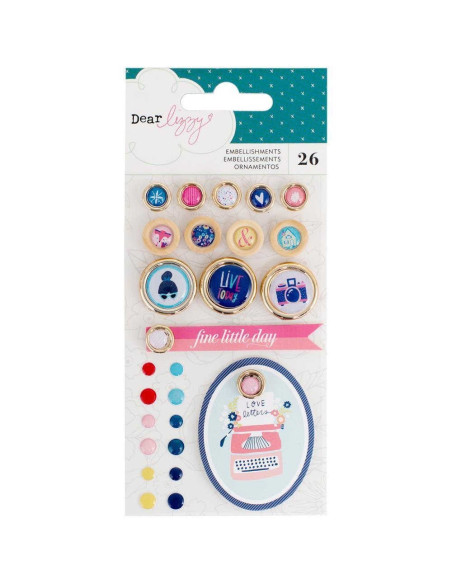 Set de adornos Lovely Day, de Dear Lizzy.