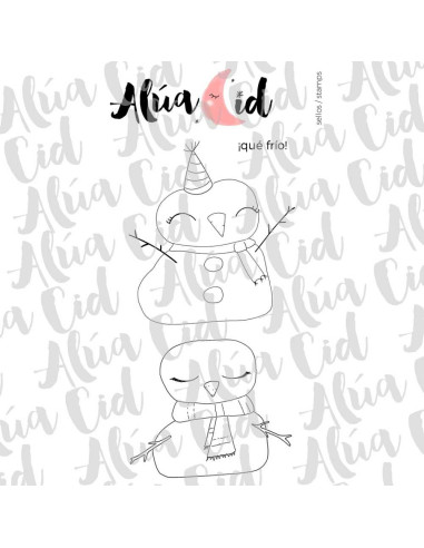 Sello Alúa Cid. Nadal. ¡Qué Frío!