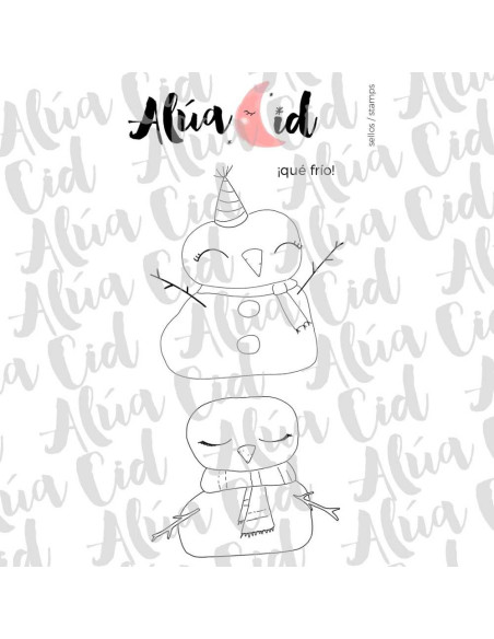 Sello Alúa Cid. Nadal. ¡Qué Frío!