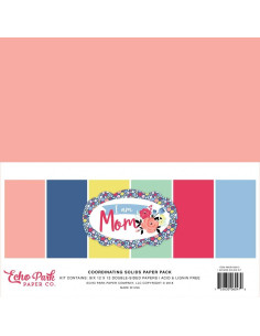 Kit 12´ Echo Park I Am Mom Solid Paper