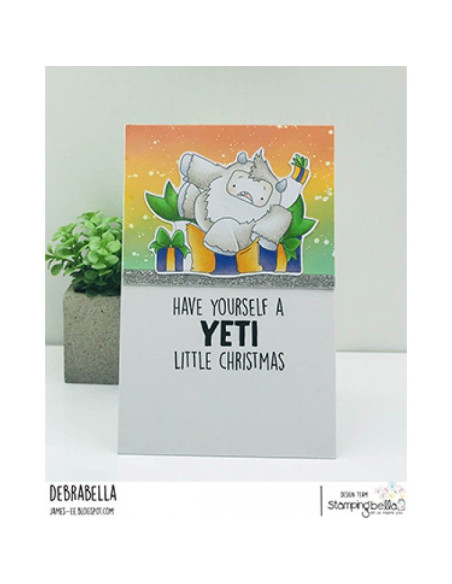 Sello Stampingbella Yeti on a Prezzie