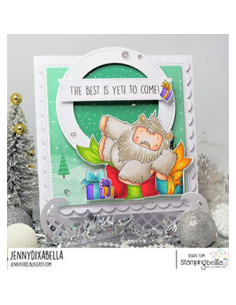 Sello Stampingbella Yeti on a Prezzie 2