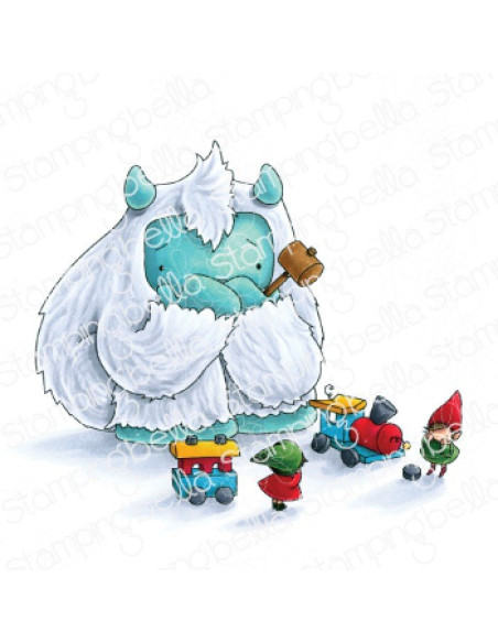 Sello Stampingbella What did Yeti do