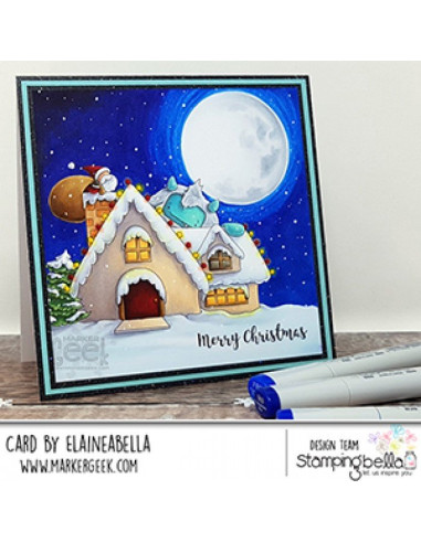 Sello Stampingbella Sneaky Yeti