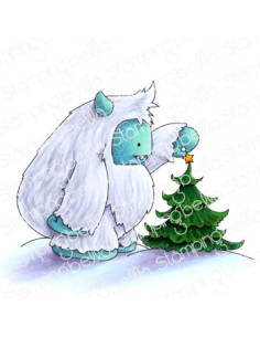 Sello Stampingbella Yeti with a Star on Top