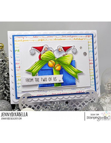 Sello Stampingbella The perfect Gnome bow