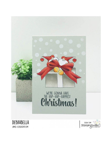 Sello Stampingbella The perfect Gnome bow