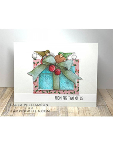 Sello Stampingbella The perfect Gnome bow