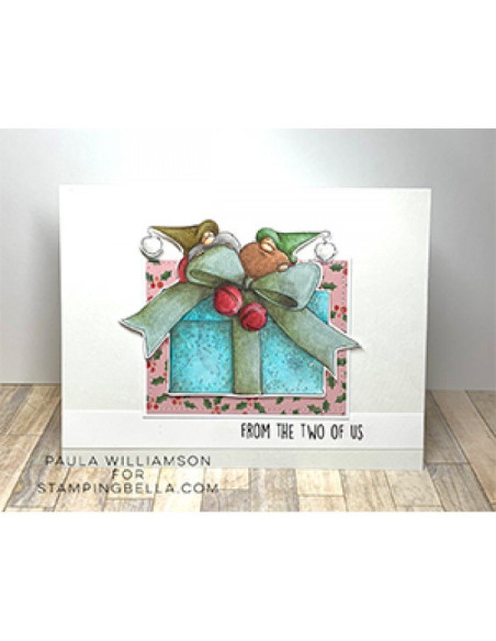 Sello Stampingbella The perfect Gnome bow