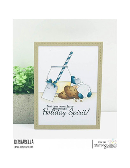 Sello Stampingbella Milk and cookies Gnome