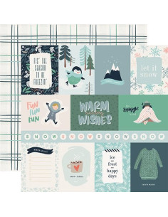 Kit 12´ Carta Bella, Snow Much Fun 2