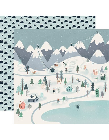 Kit 12´ Carta Bella, Snow Much Fun