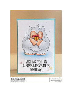 Sello Stampingbella A gift from Yeti 2