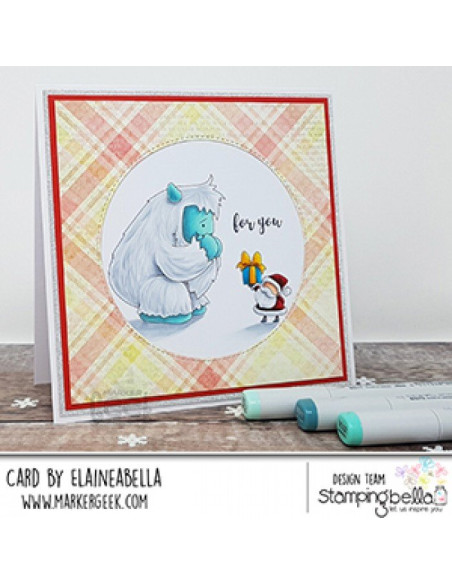Sello Stampingbella Yeti and Santa