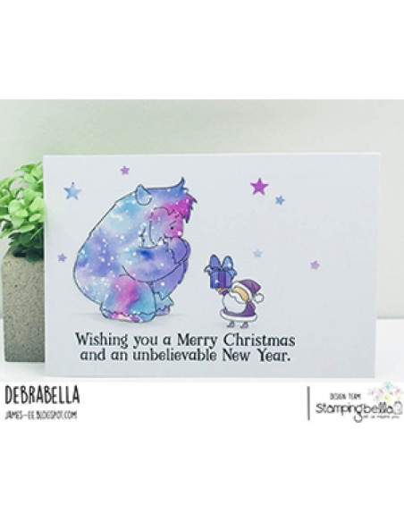 Sello Stampingbella Yeti and Santa