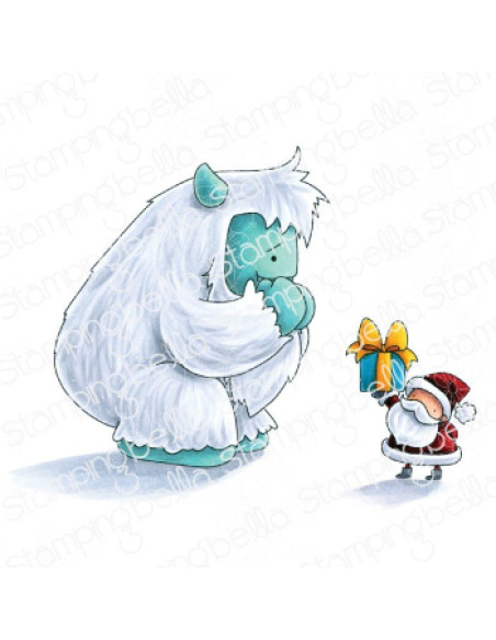 Sello Stampingbella Yeti and Santa