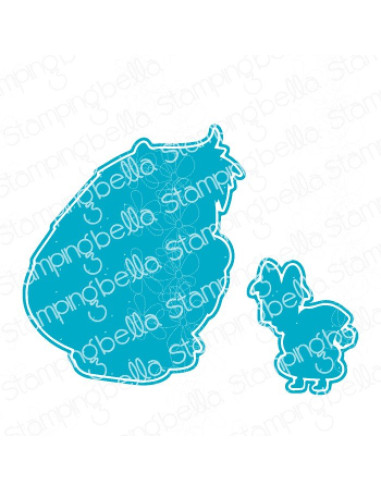 Sello Stampingbella Yeti and Santa