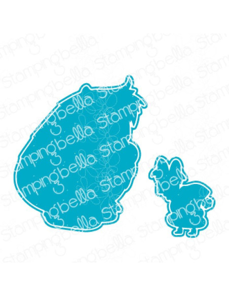 Sello Stampingbella Yeti and Santa