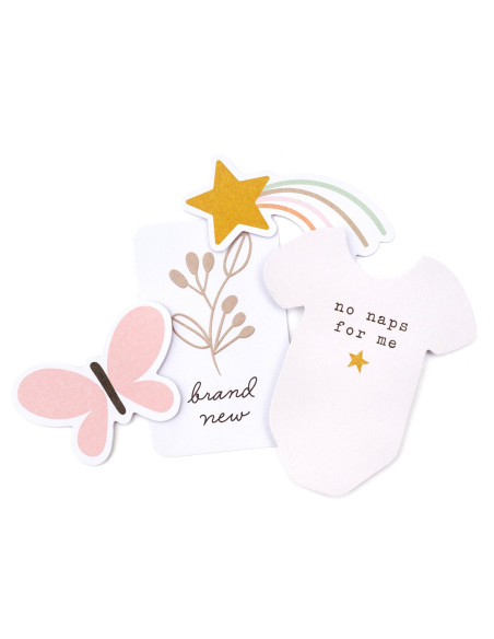 Die cuts Pebbles, Peek a Boo, girl