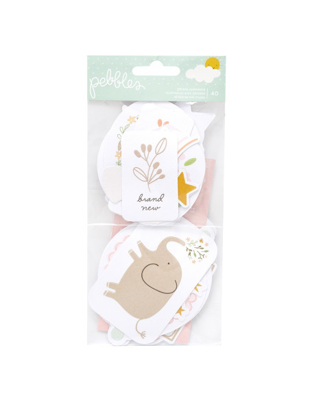 Die cuts Pebbles, Peek a Boo, girl