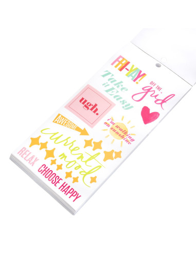 Libro pegatinas, Heidi Swapp ColorFresh