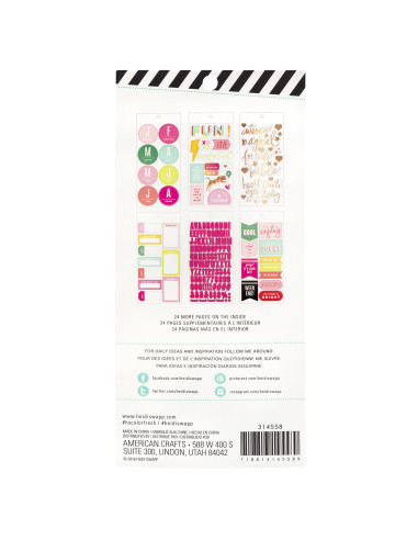 Libro pegatinas, Heidi Swapp ColorFresh