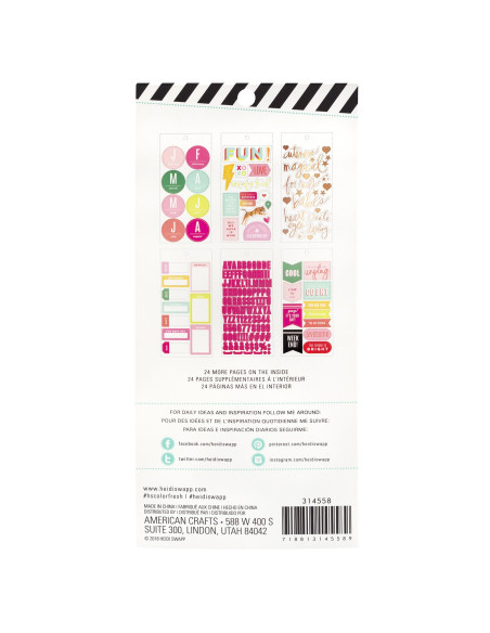 Libro pegatinas, Heidi Swapp ColorFresh