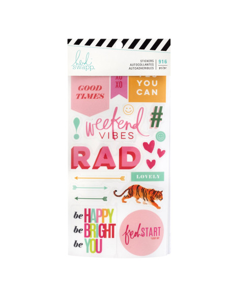 Libro pegatinas, Heidi Swapp ColorFresh