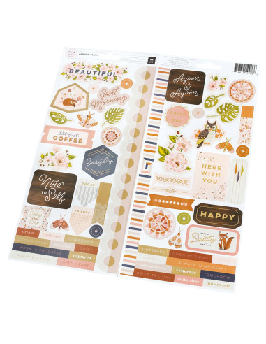 Pegatina Pink Paisley, Again&Again