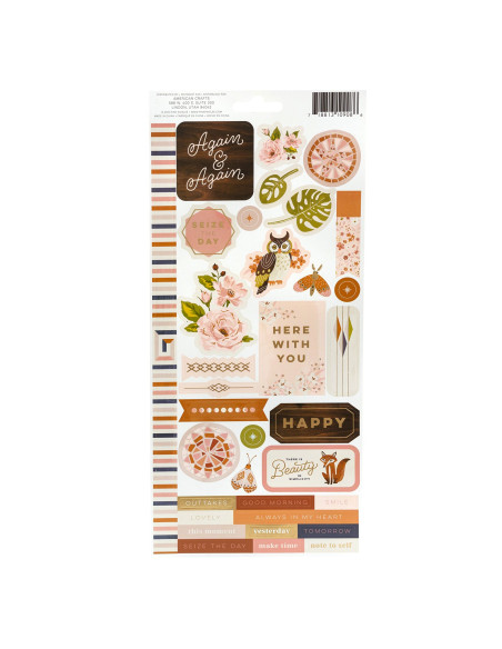 Pegatina Pink Paisley, Again&Again