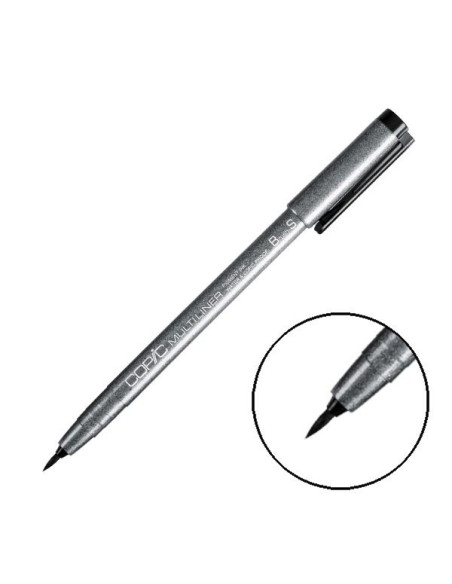 Copic Multiliner pincel negro BS