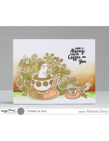 Sello Waffle-Flower Enveloper Cofee